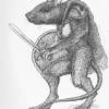 A portrayal of Christoph Ratticus, great warrior and hero of rat folk law.
